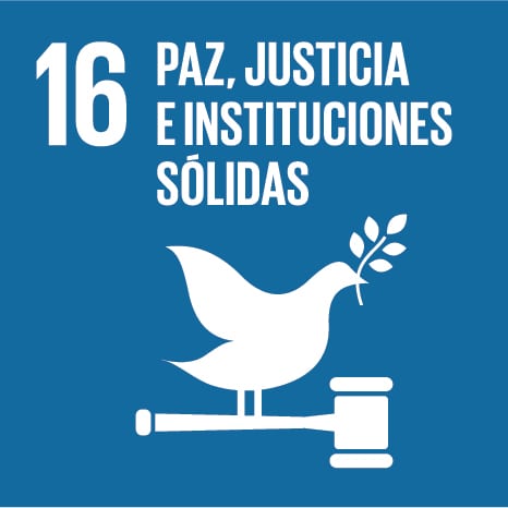 Icono 16 - Paz, justicia e instituciones sólidas